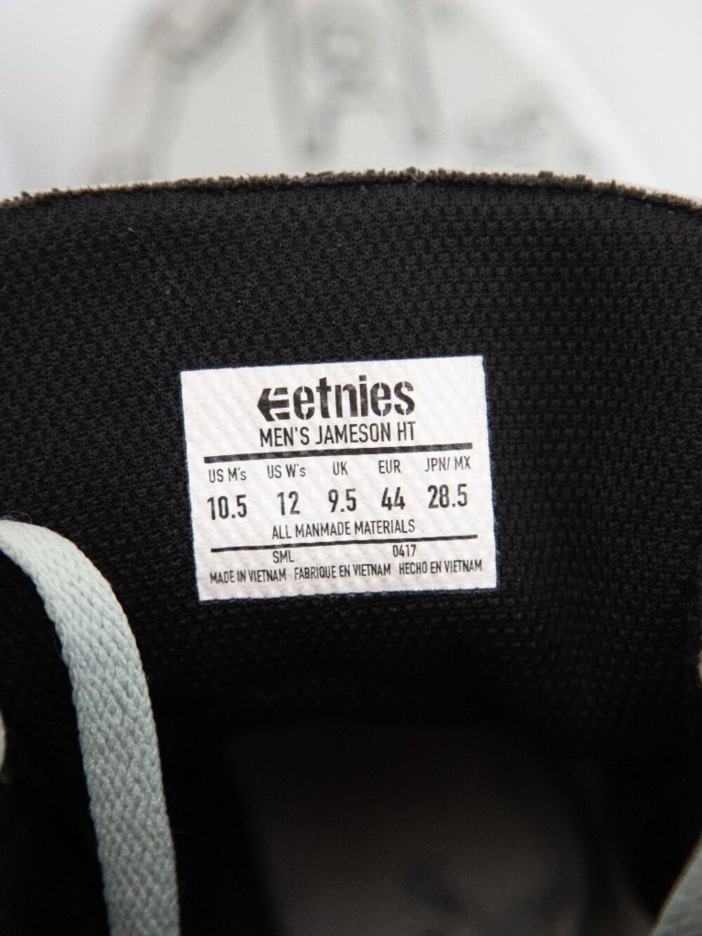 Rare Etnies Jameson HT Sheep Vegan Skate Shoes 10.5 - Picture 4 of 11